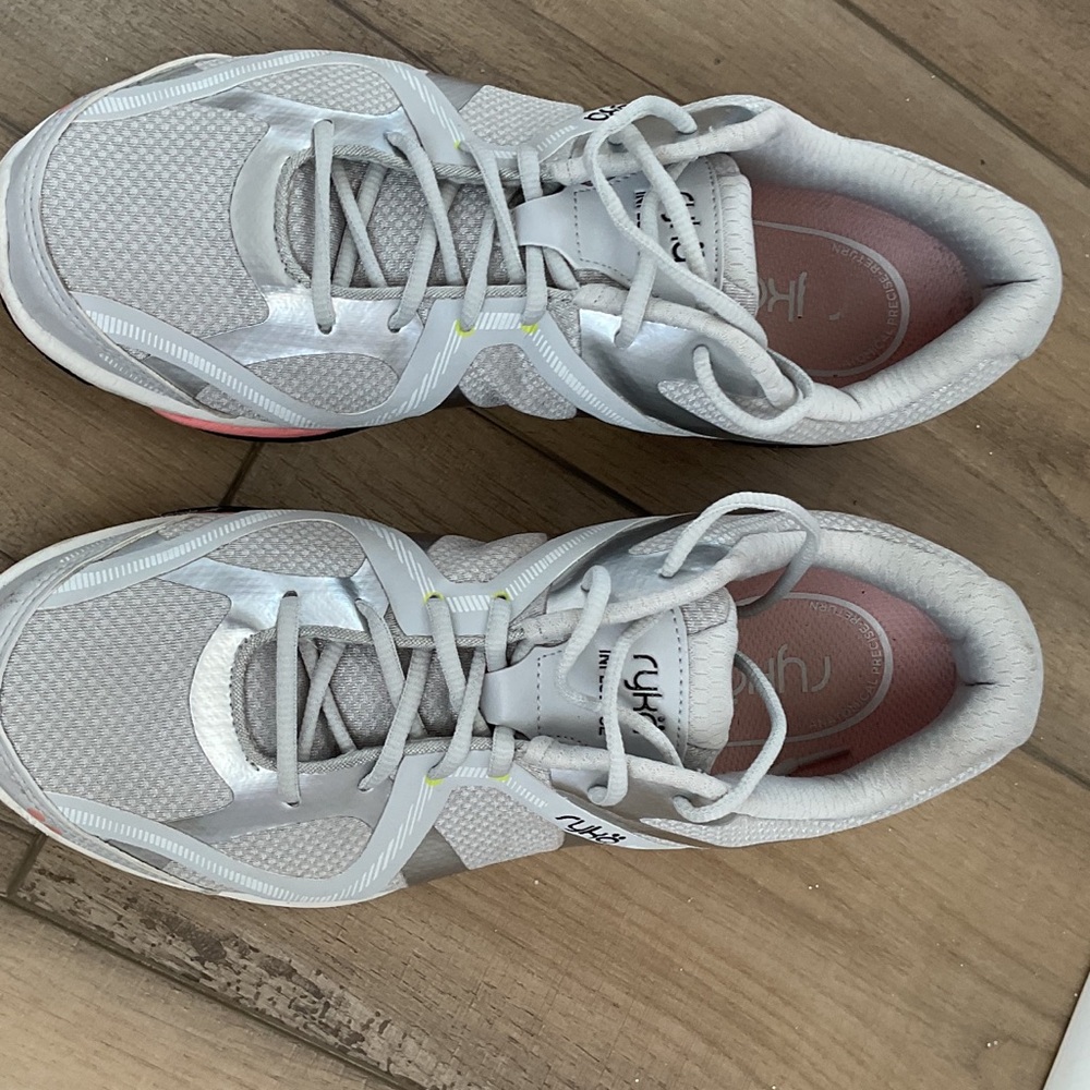 Ryka Silver and Pink Athletic Shoes - Picture 2 of 3